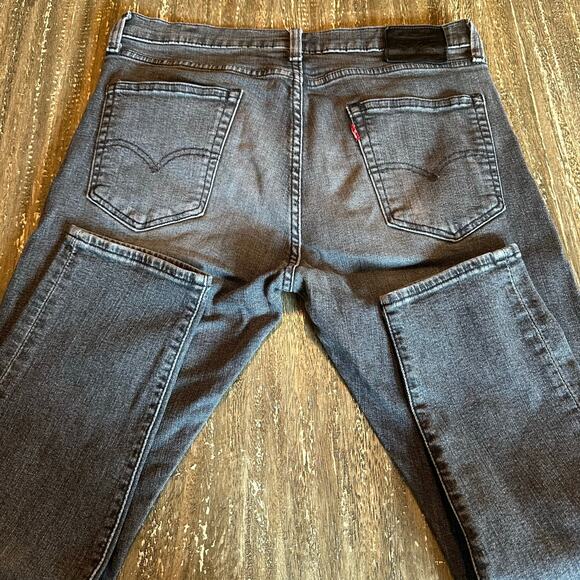 Men’s Levis’ Premium 512 Denim Jeans Grey Black, 34W x 28L - Picture 7 of 13